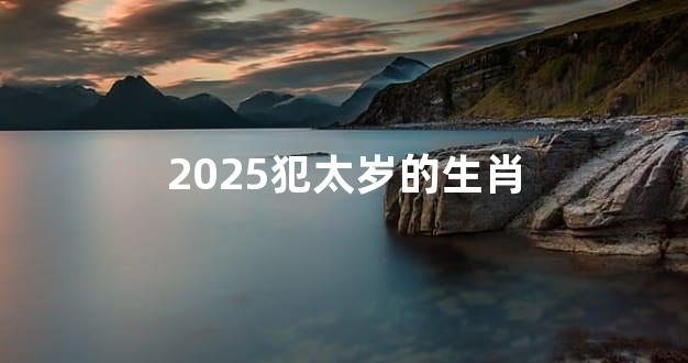 2025犯太岁的生肖