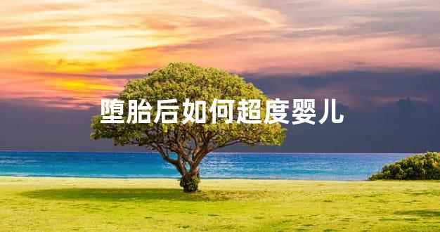 堕胎后如何超度婴儿