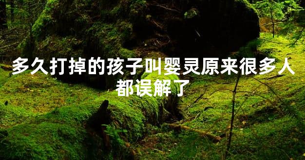 多久打掉的孩子叫婴灵原来很多人都误解了