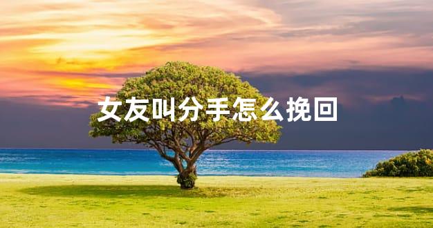 女友叫分手怎么挽回
