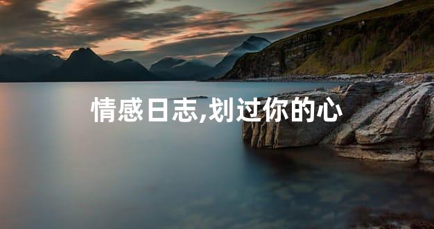 情感日志,划过你的心