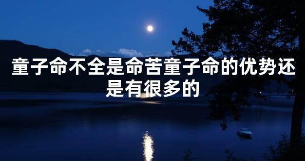 童子命不全是命苦童子命的优势还是有很多的