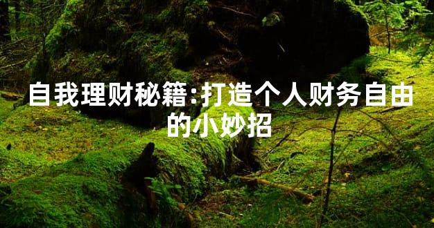 自我理财秘籍:打造个人财务自由的小妙招