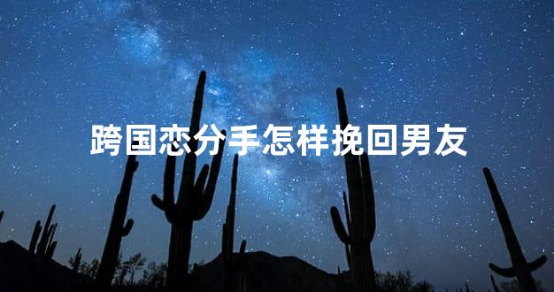 跨国恋分手怎样挽回男友